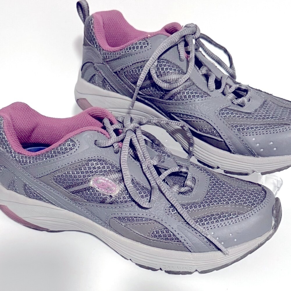 Dr. Scholl’s Women’s Curry Fashion Sneakers – Grey & Magenta